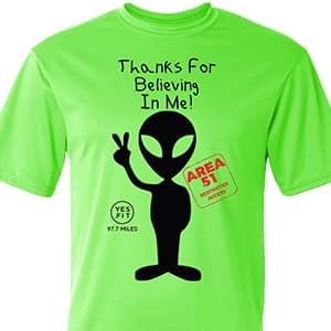 Extraterrestrial Highway Shirt - Male card image