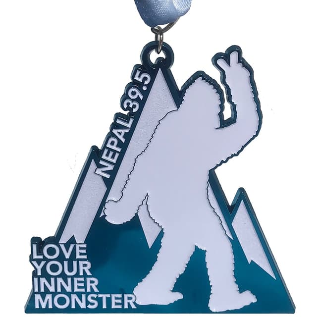 Yeti in Nepal Medal card image