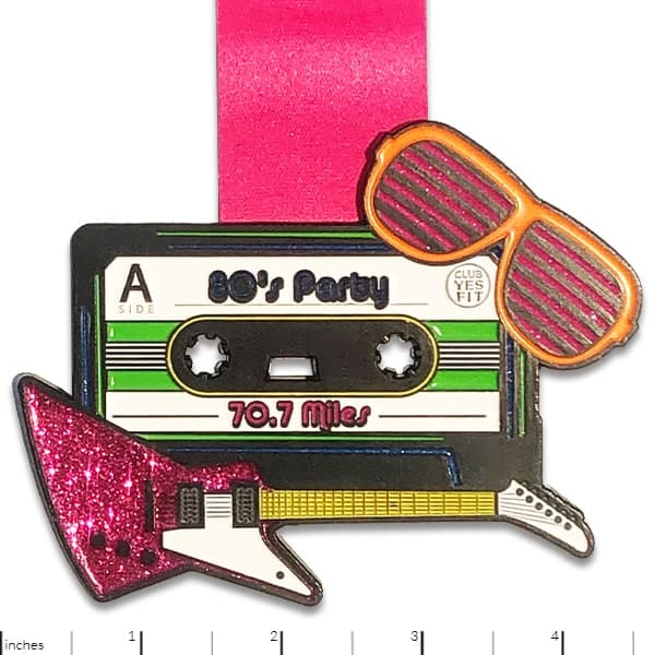 80's Party Medal card image