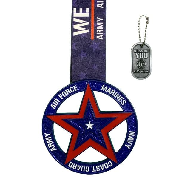 We Salute You Medal & Dog Tag card image