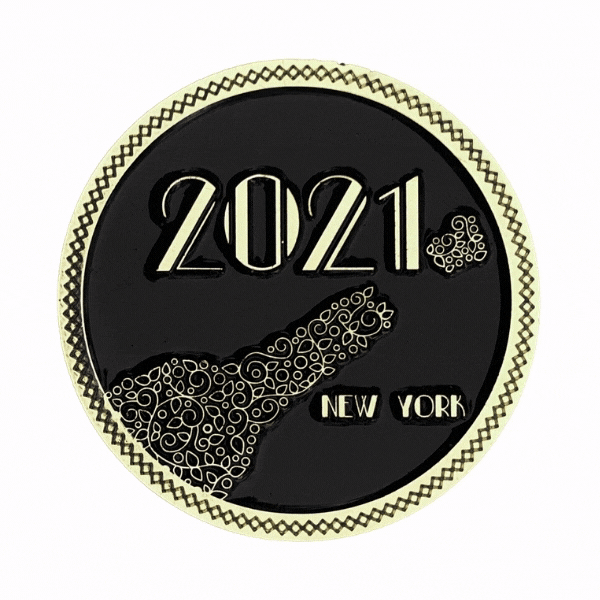 New Year 2021 Coin card image