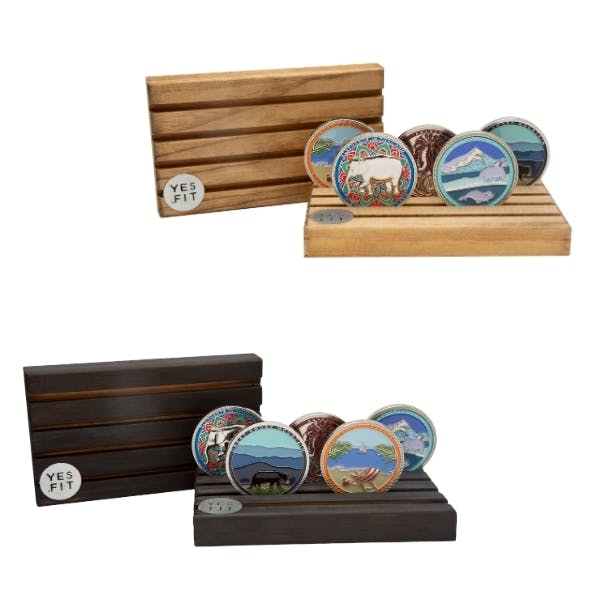 Yes.Fit Coin Stand - Pine (2 Pack) card image