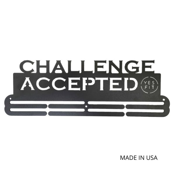 Challenge Accepted Medal Rack card image